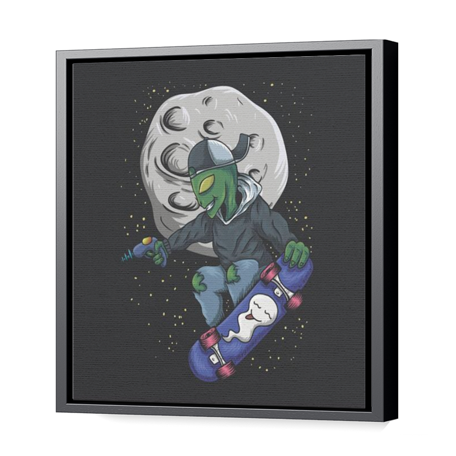 Thumbnail for Canvas - Black Floating Frame