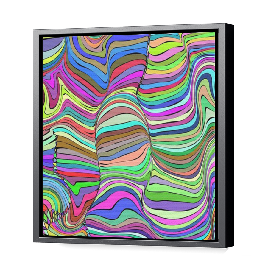 Thumbnail for Canvas - Black Floating Frame