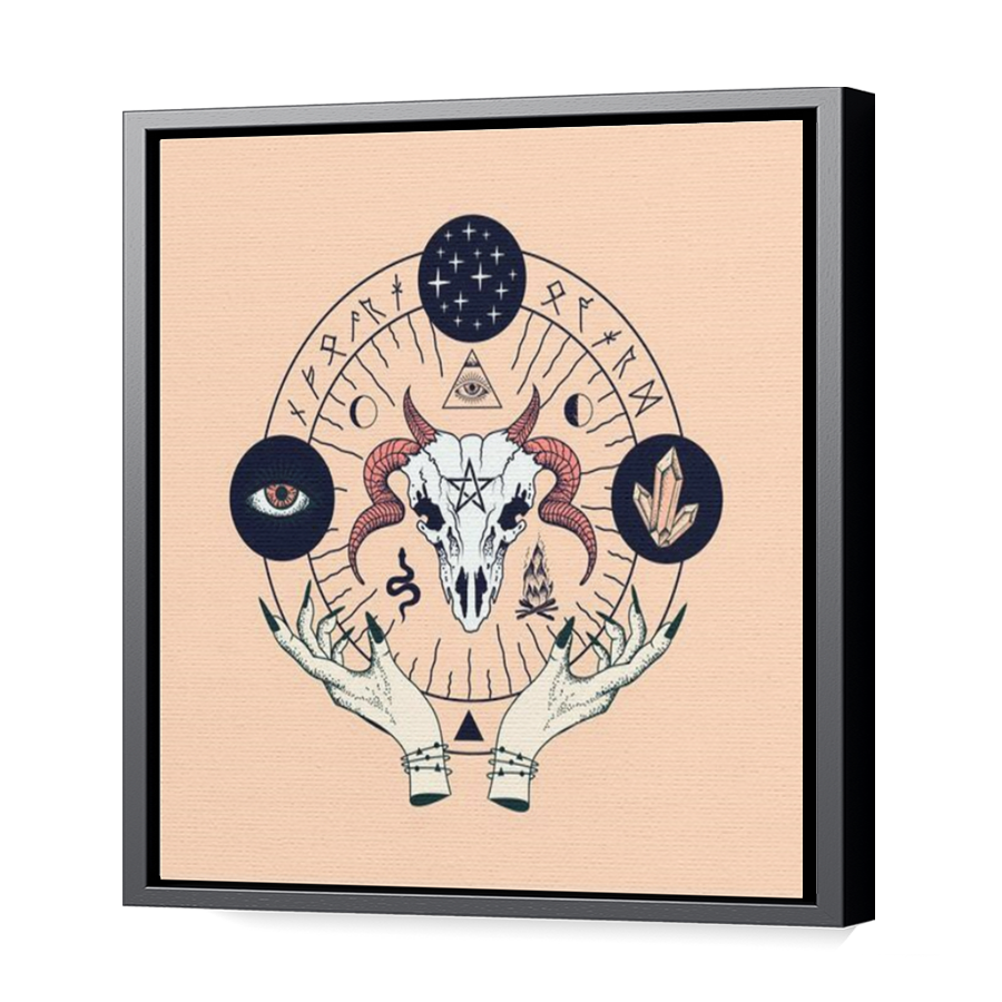 Thumbnail for Canvas - Black Floating Frame