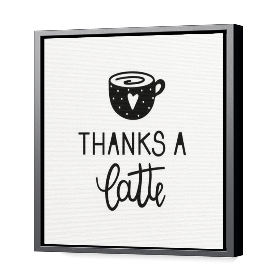Thumbnail for Canvas - Black Floating Frame