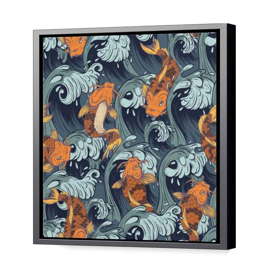 Thumbnail for Canvas - Black Floating Frame