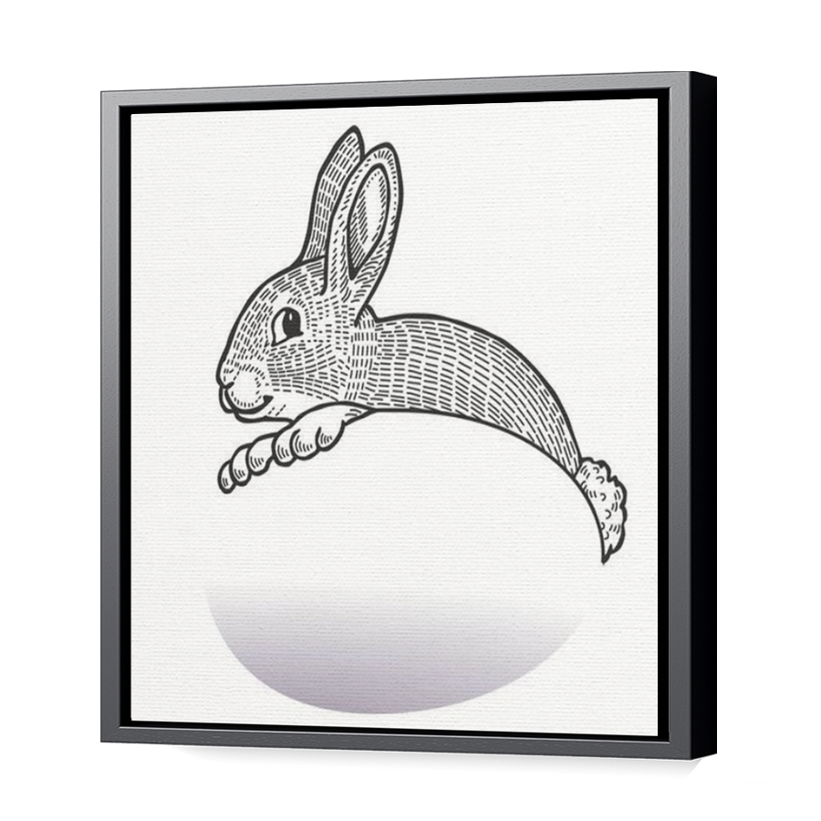 Thumbnail for Canvas - Black Floating Frame