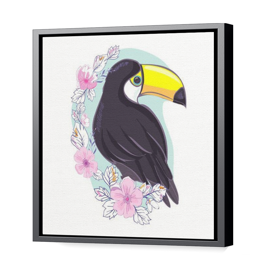 Thumbnail for Canvas - Black Floating Frame
