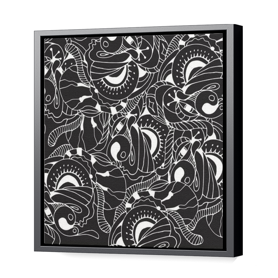 Thumbnail for Canvas - Black Floating Frame