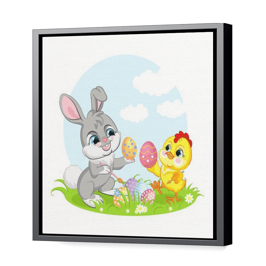 Thumbnail for Canvas - Black Floating Frame