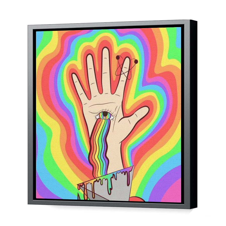 Thumbnail for Canvas - Black Floating Frame