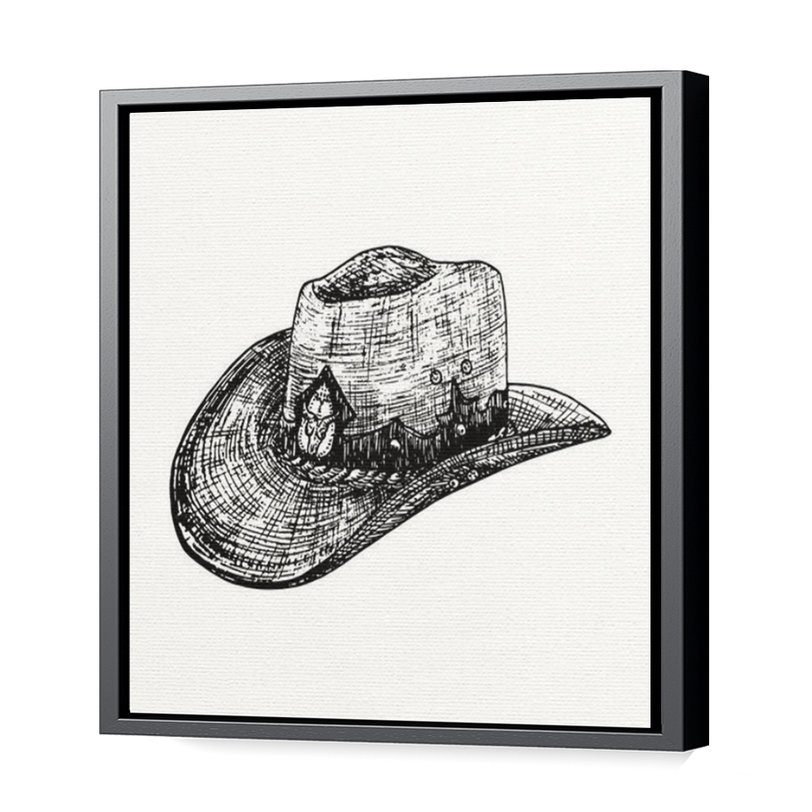 Thumbnail for Canvas - Black Floating Frame