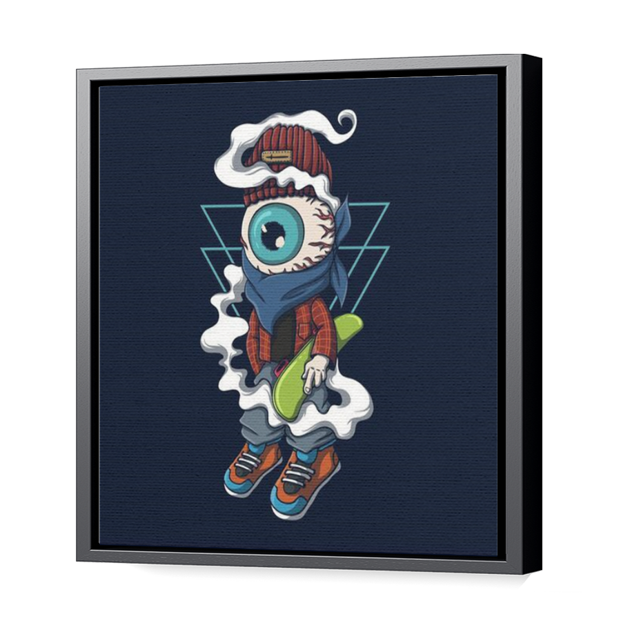 Thumbnail for Canvas - Black Floating Frame