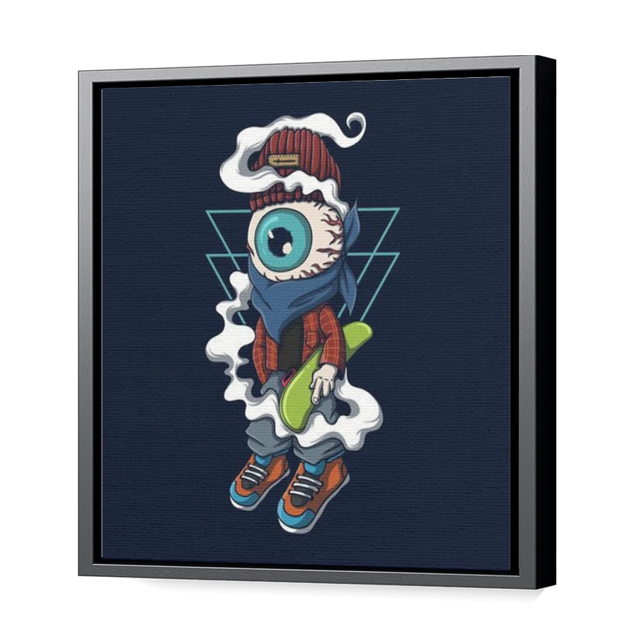 Thumbnail for Canvas - Black Floating Frame