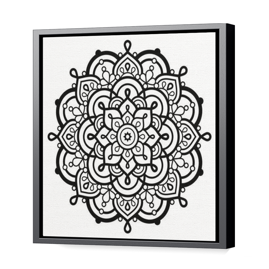 Thumbnail for Canvas - Black Floating Frame