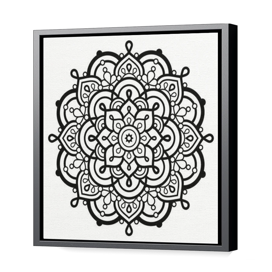 Thumbnail for Canvas - Black Floating Frame