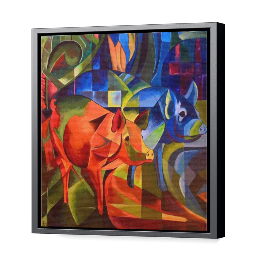 Thumbnail for Canvas - Black Floating Frame