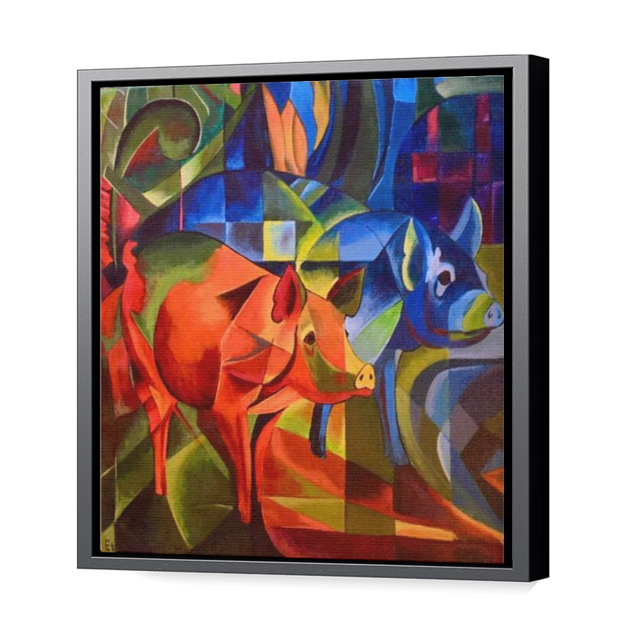 Thumbnail for Canvas - Black Floating Frame