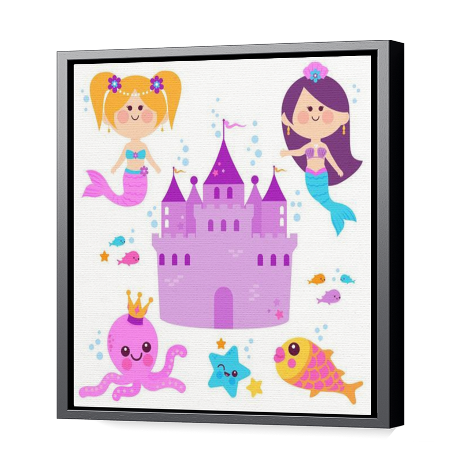 Thumbnail for Canvas - Black Floating Frame