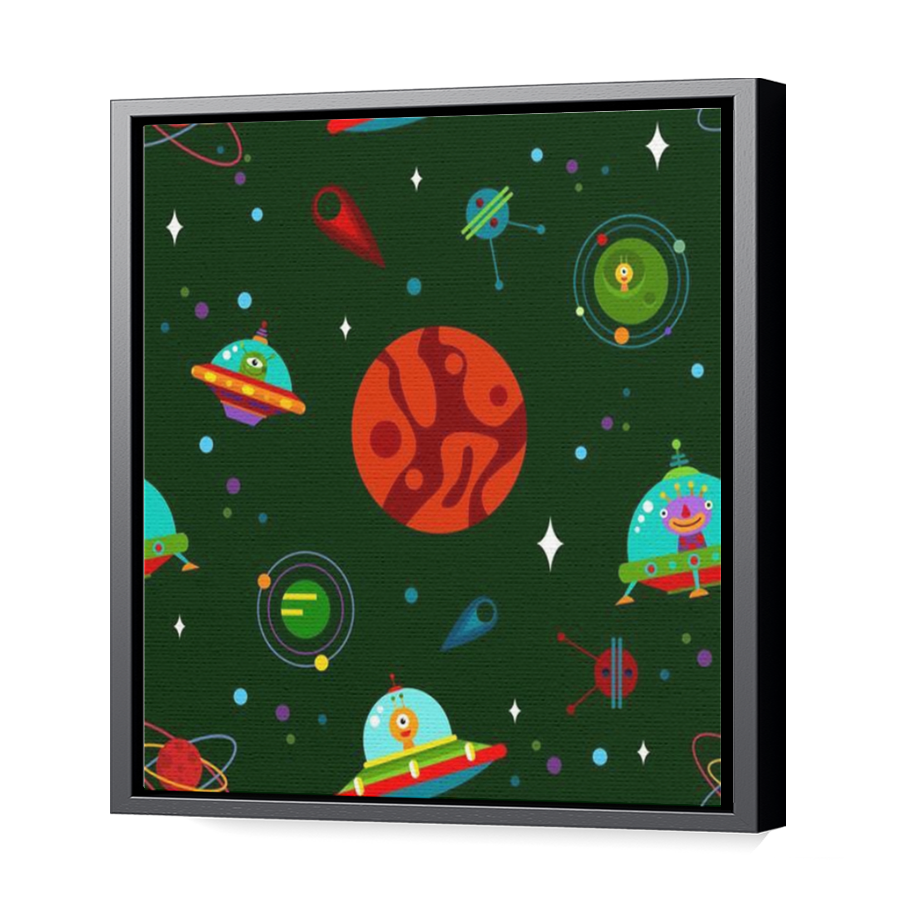 Thumbnail for Canvas - Black Floating Frame