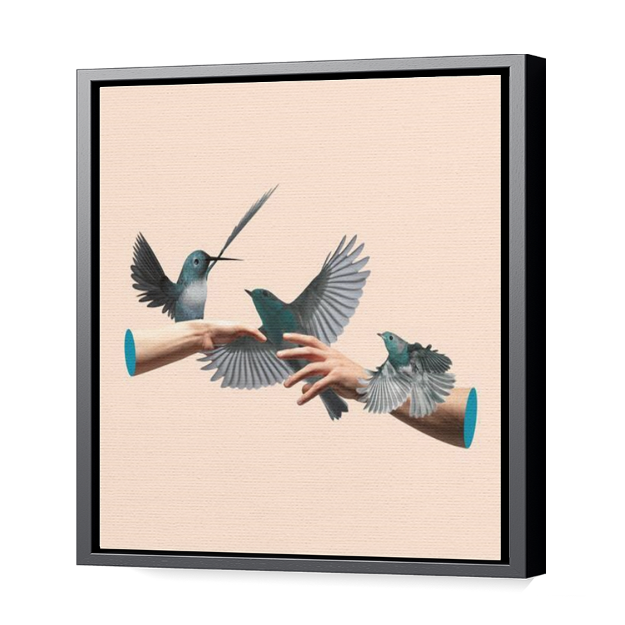 Thumbnail for Canvas - Black Floating Frame