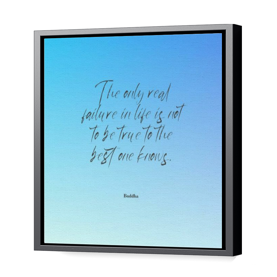Thumbnail for Canvas - Black Floating Frame