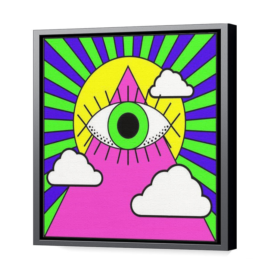 Thumbnail for Canvas - Black Floating Frame