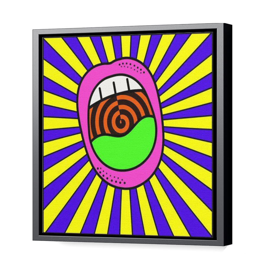 Thumbnail for Canvas - Black Floating Frame