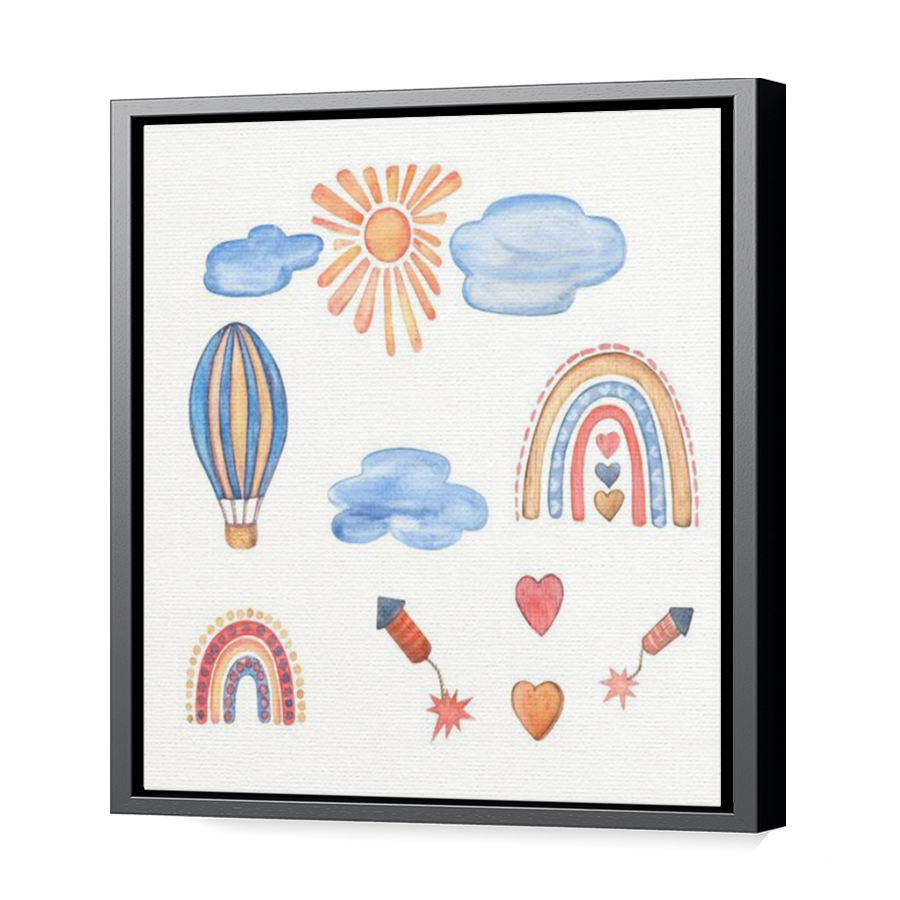 Thumbnail for Canvas - Black Floating Frame