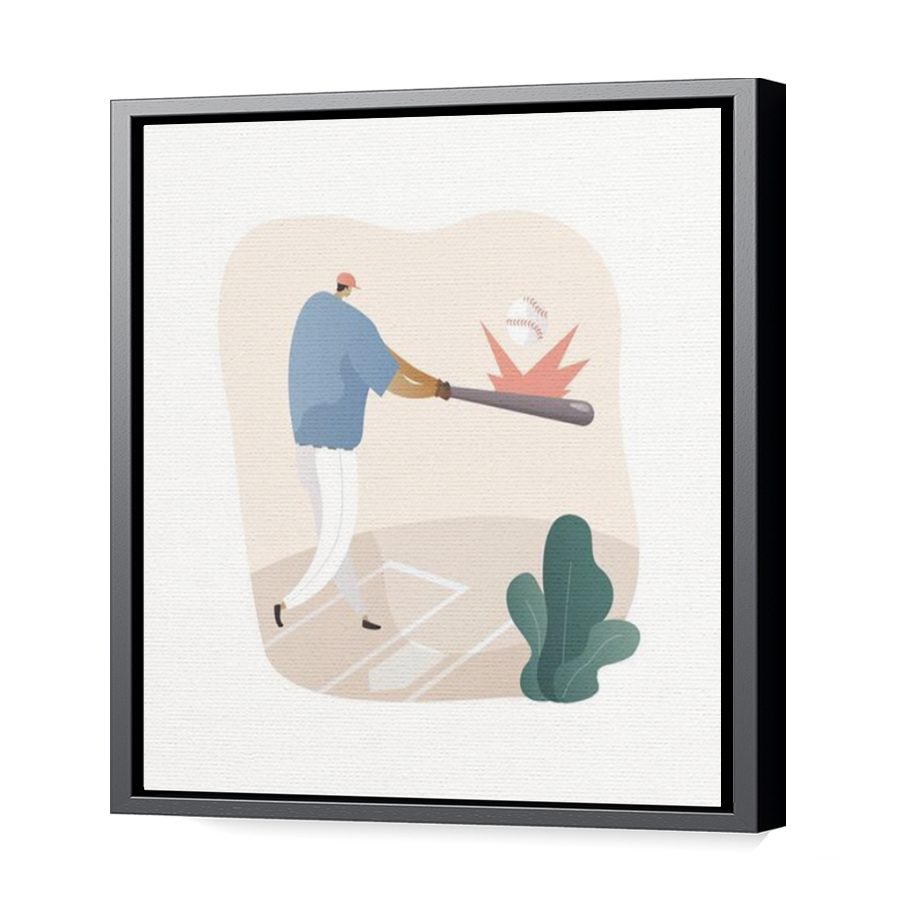 Thumbnail for Canvas - Black Floating Frame