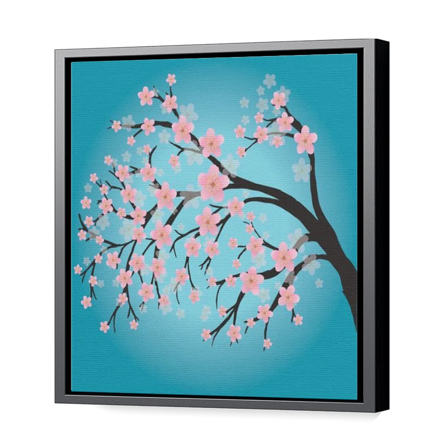 Thumbnail for Canvas - Black Floating Frame