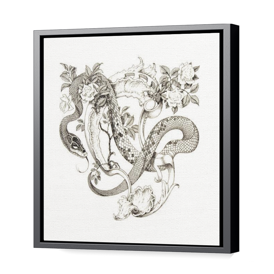 Thumbnail for Canvas - Black Floating Frame