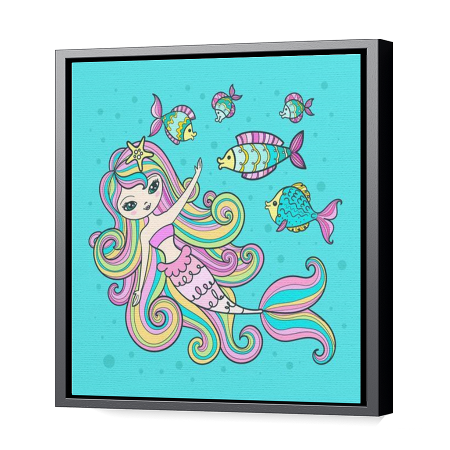 Thumbnail for Canvas - Black Floating Frame