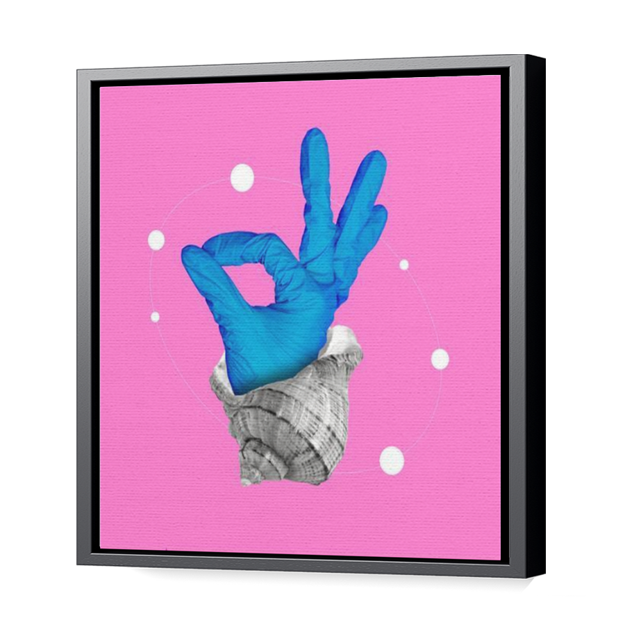 Thumbnail for Canvas - Black Floating Frame