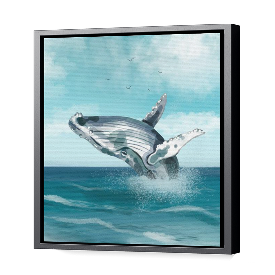 Thumbnail for Canvas - Black Floating Frame