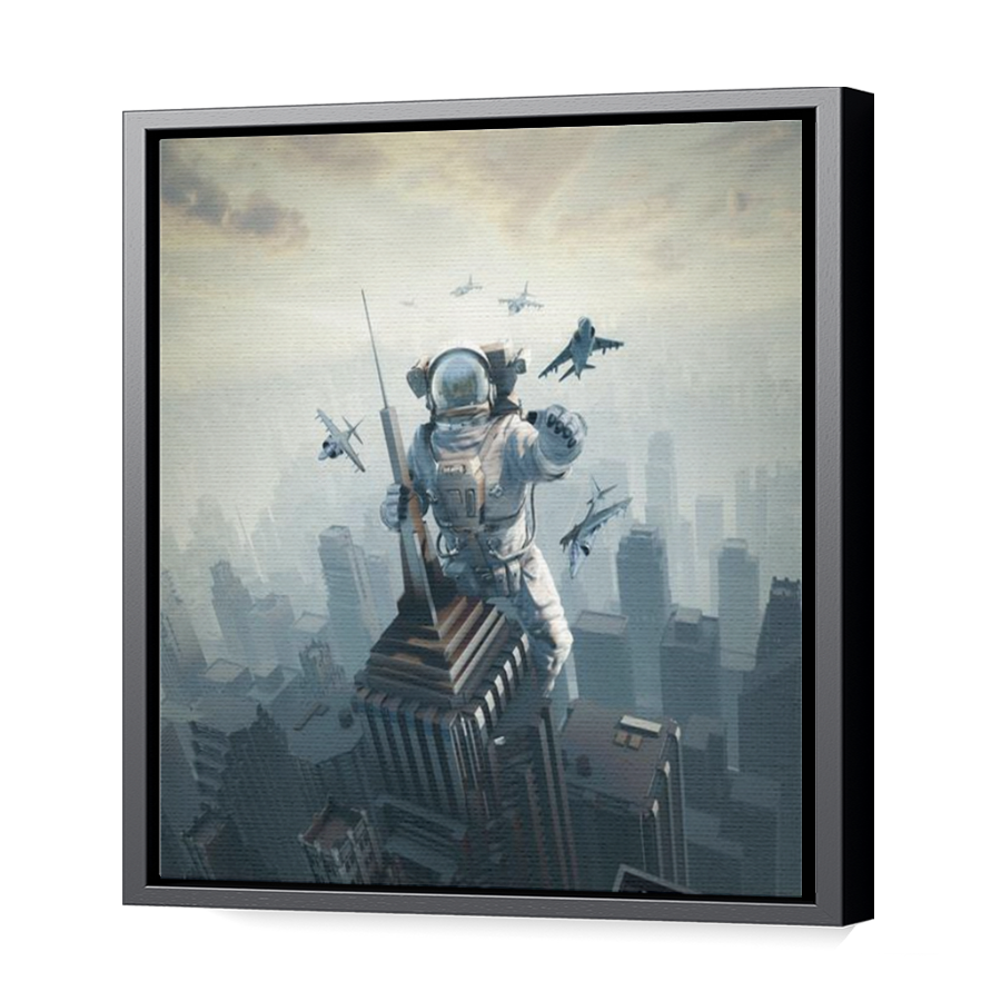 Thumbnail for Canvas - Black Floating Frame