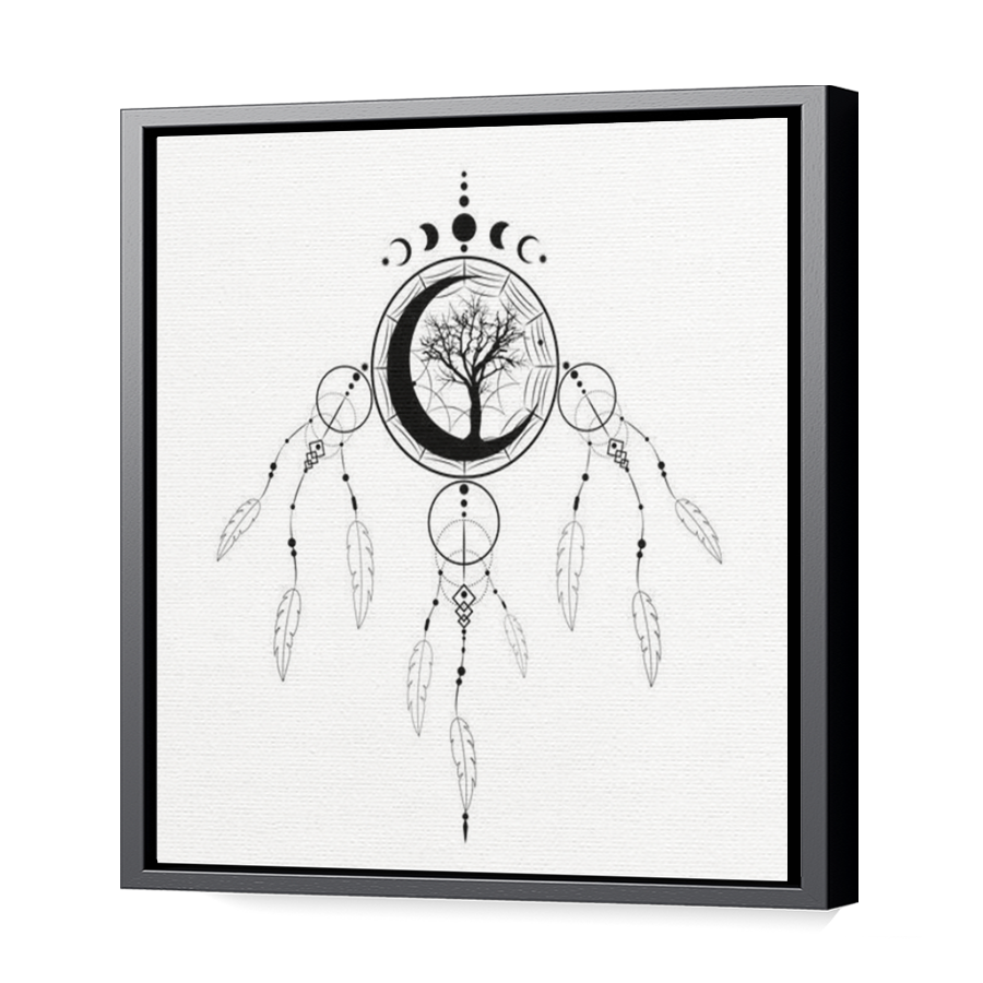 Thumbnail for Canvas - Black Floating Frame