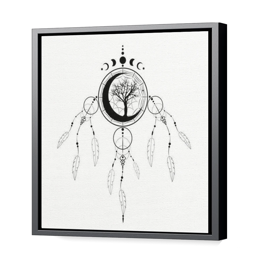 Thumbnail for Canvas - Black Floating Frame