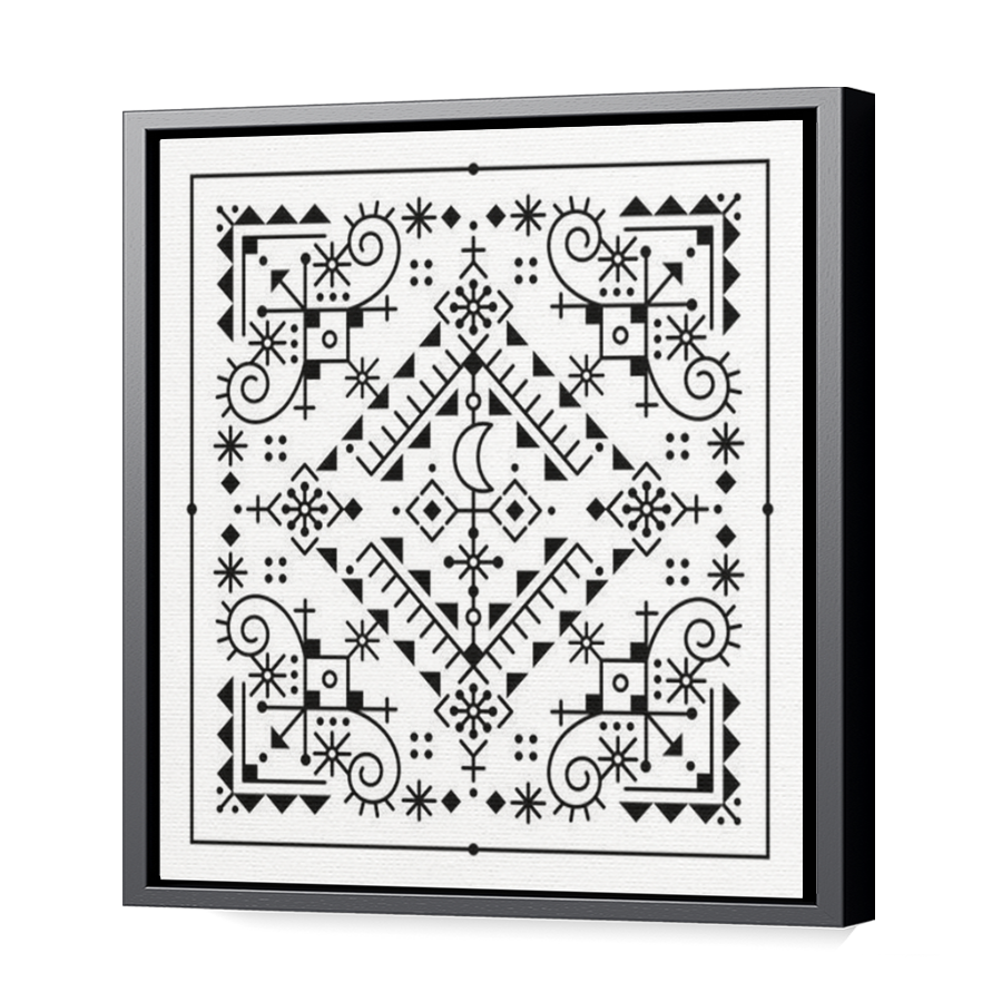 Thumbnail for Canvas - Black Floating Frame
