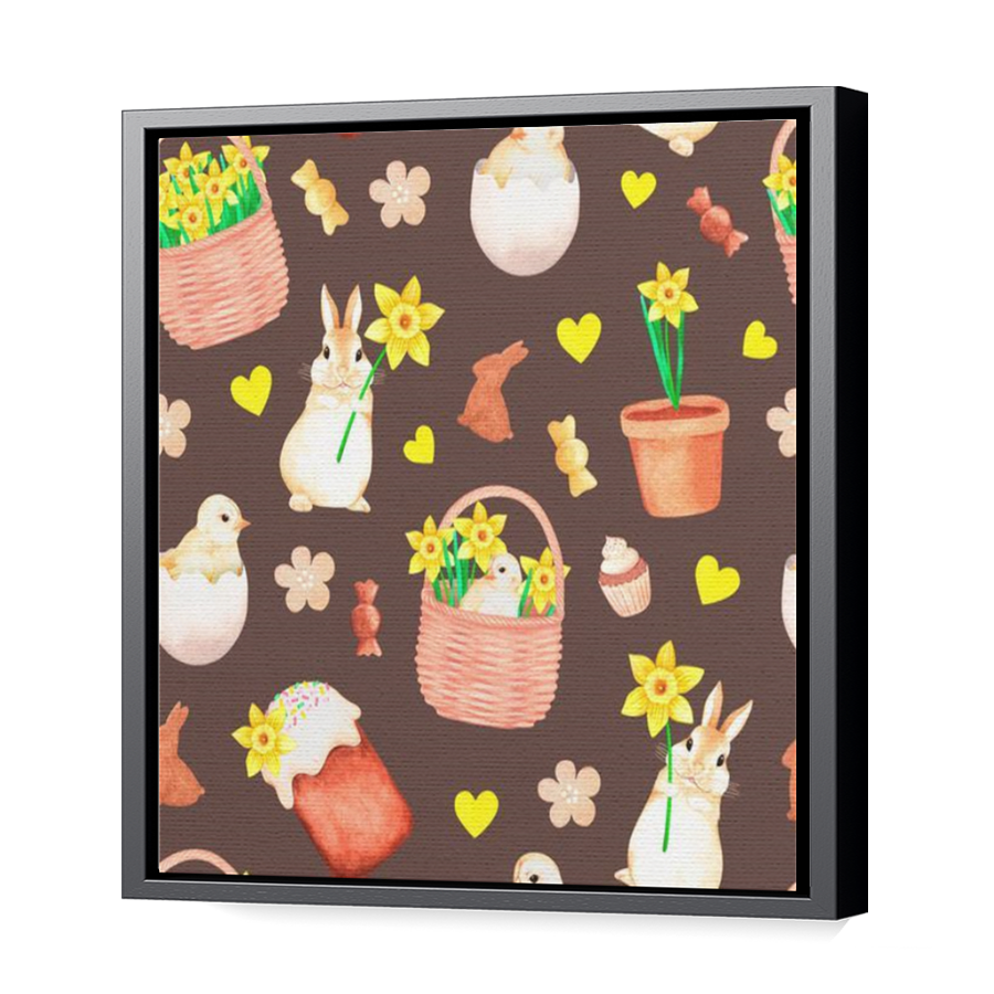 Thumbnail for Canvas - Black Floating Frame