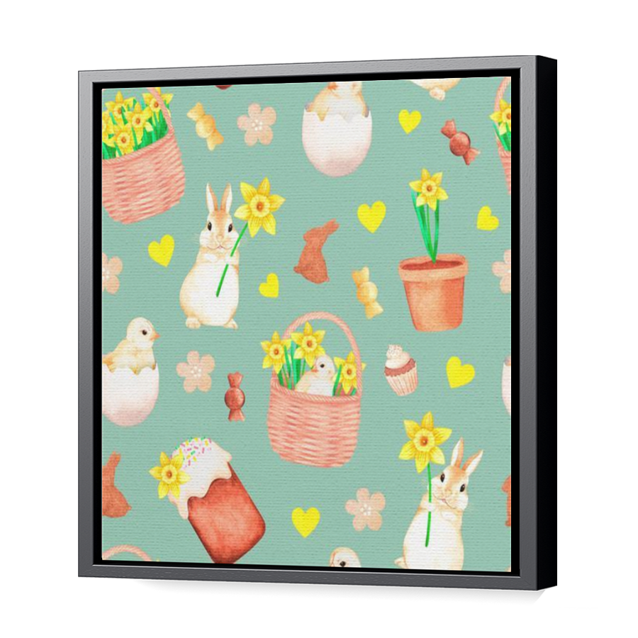 Thumbnail for Canvas - Black Floating Frame