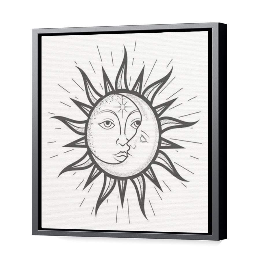 Thumbnail for Canvas - Black Floating Frame