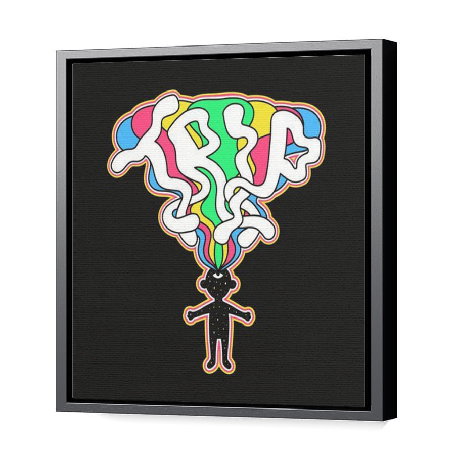 Thumbnail for Canvas - Black Floating Frame