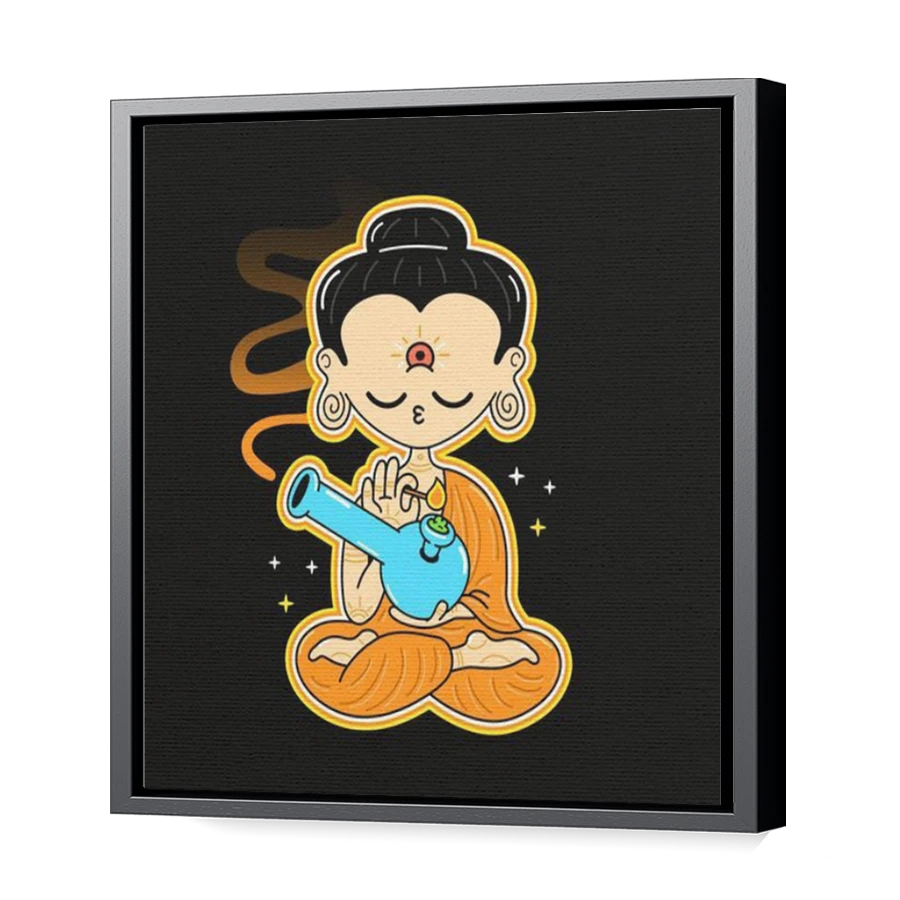 Thumbnail for Canvas - Black Floating Frame