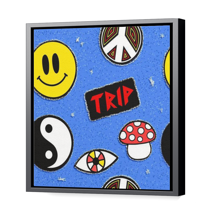 Thumbnail for Canvas - Black Floating Frame