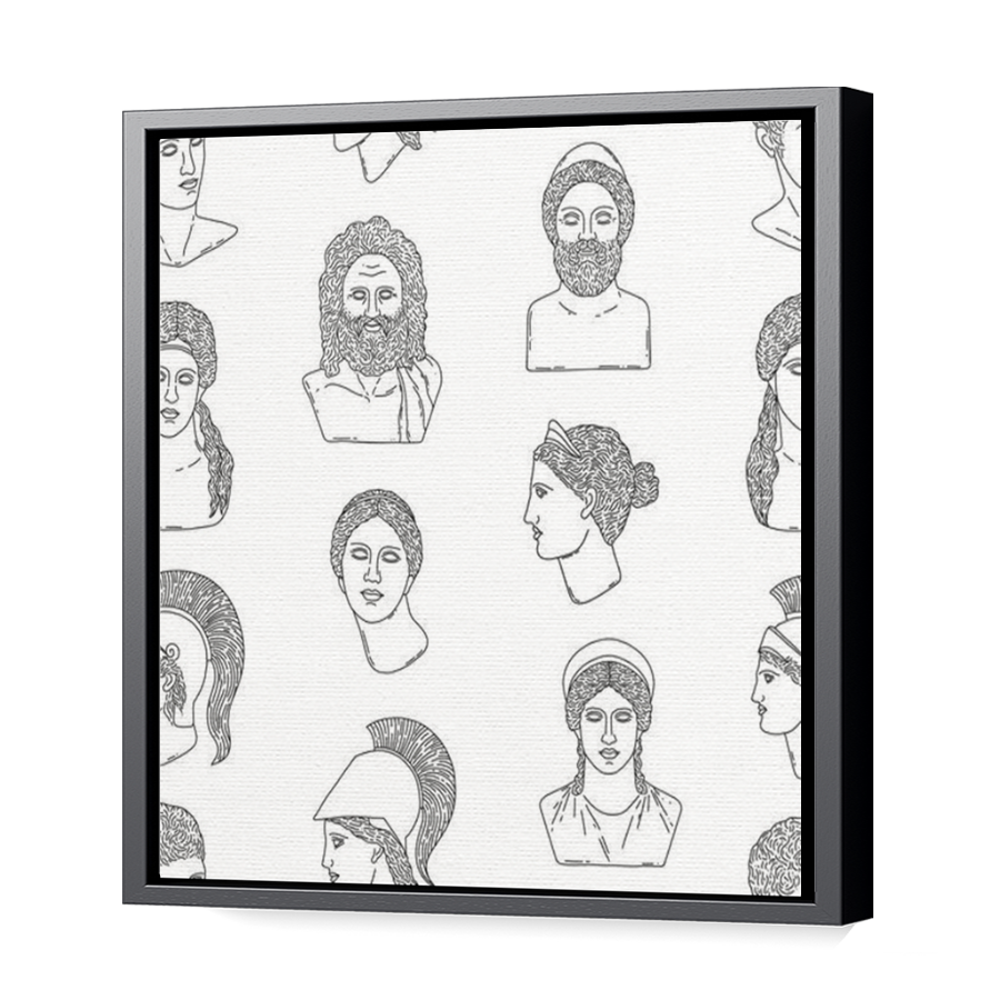Thumbnail for Canvas - Black Floating Frame