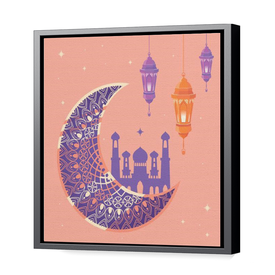 Thumbnail for Canvas - Black Floating Frame