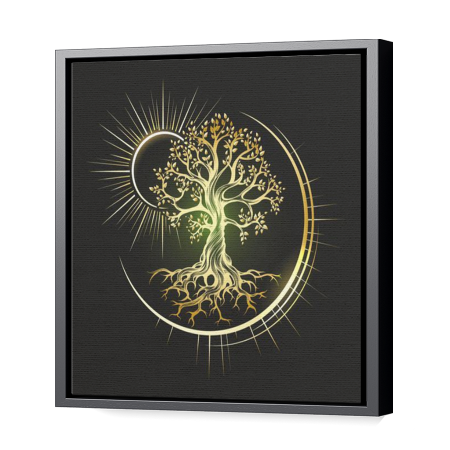 Thumbnail for Canvas - Black Floating Frame