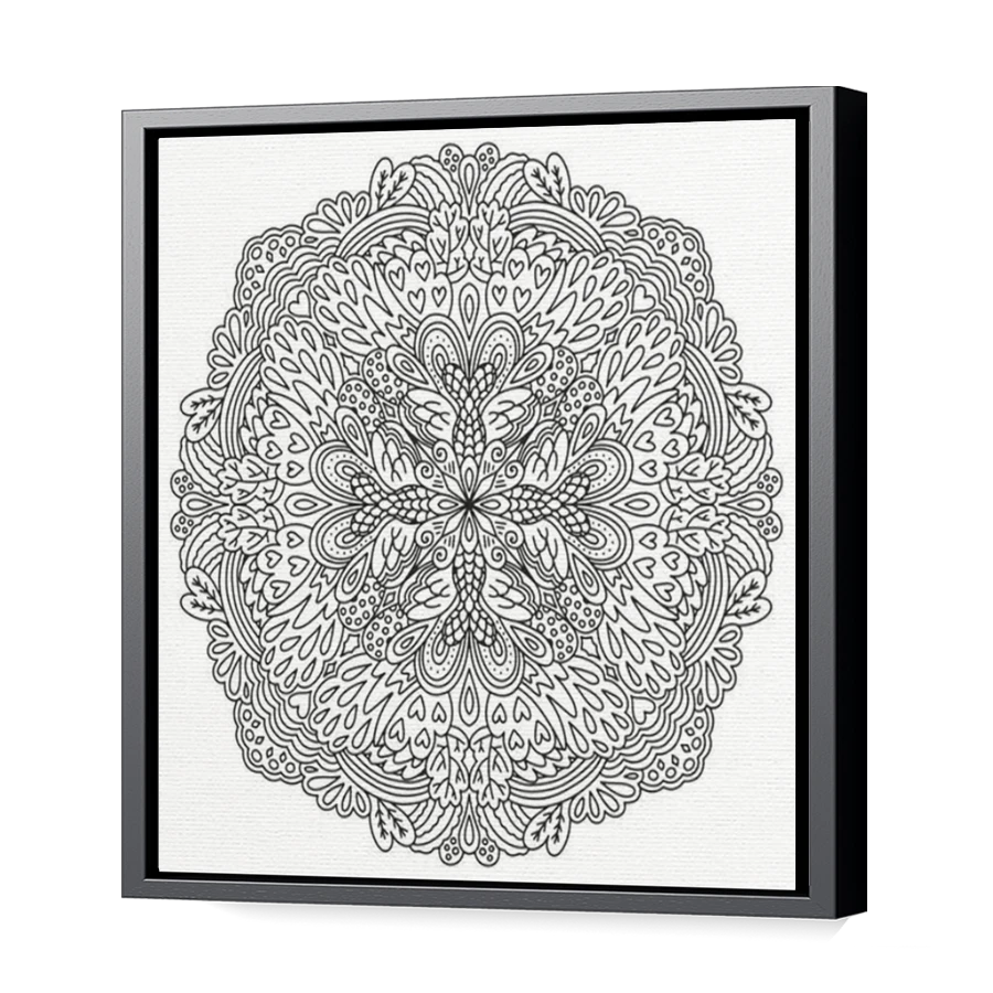 Thumbnail for Canvas - Black Floating Frame