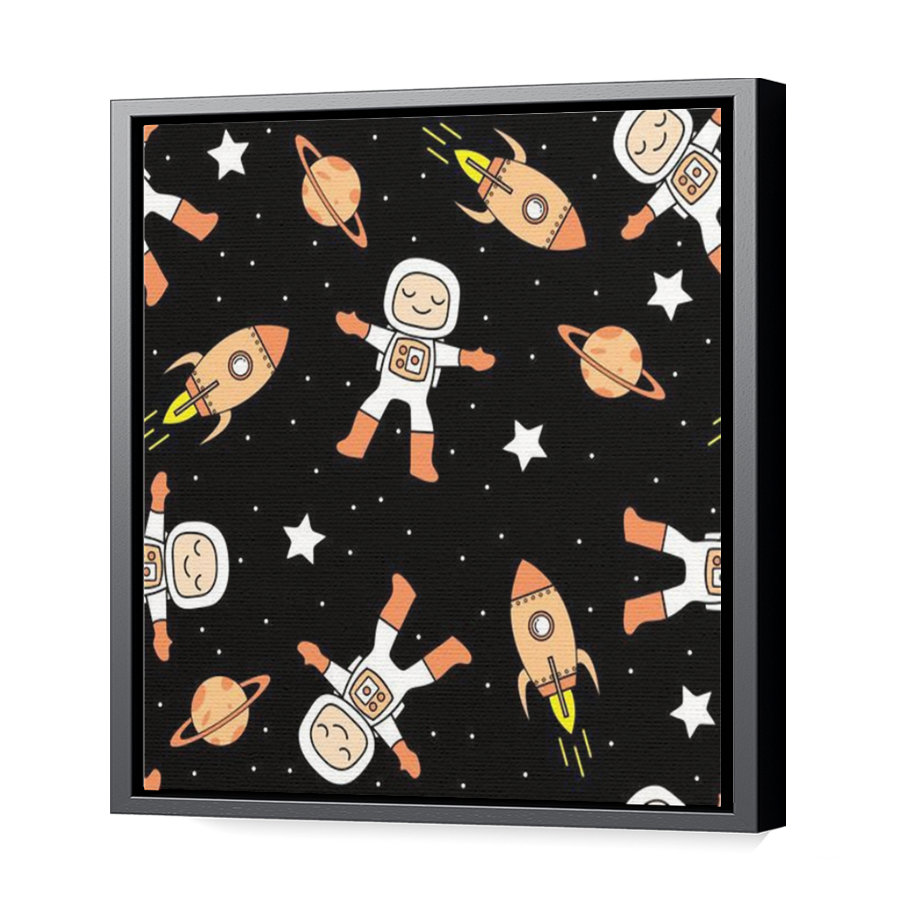 Thumbnail for Canvas - Black Floating Frame