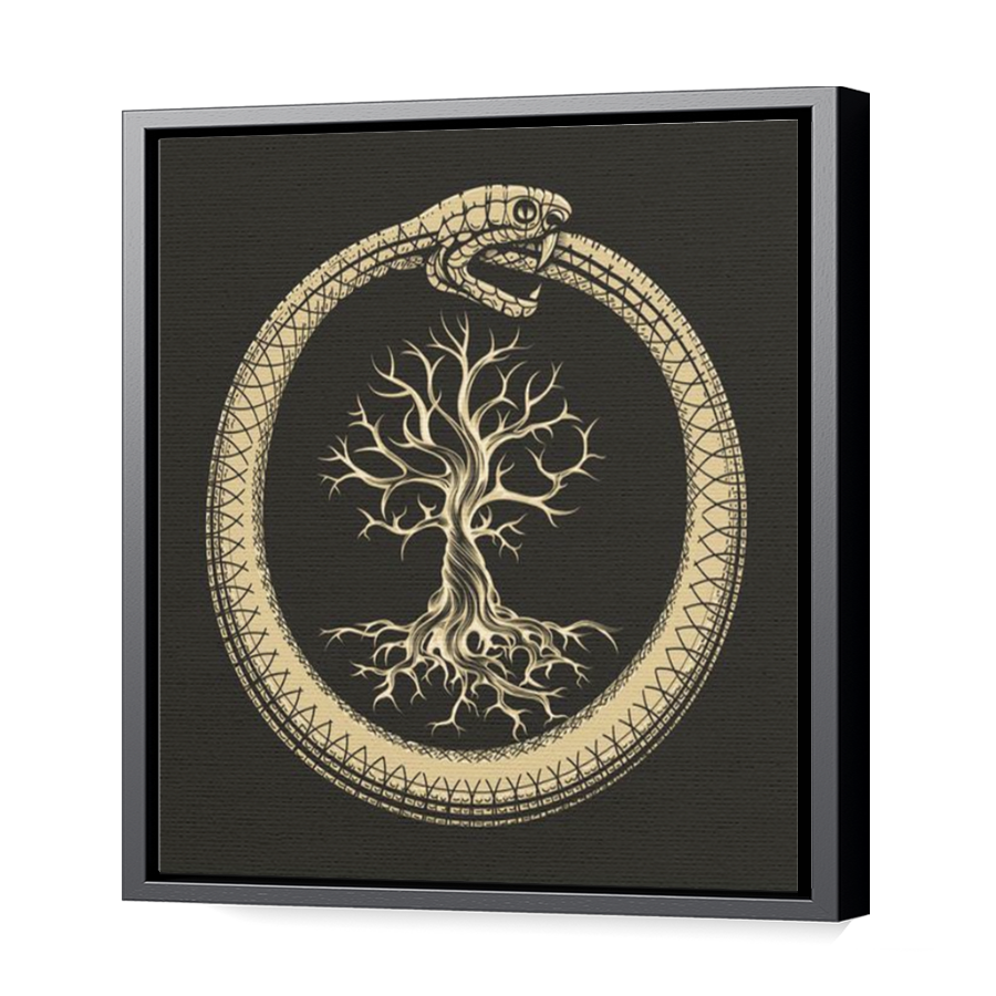 Thumbnail for Canvas - Black Floating Frame
