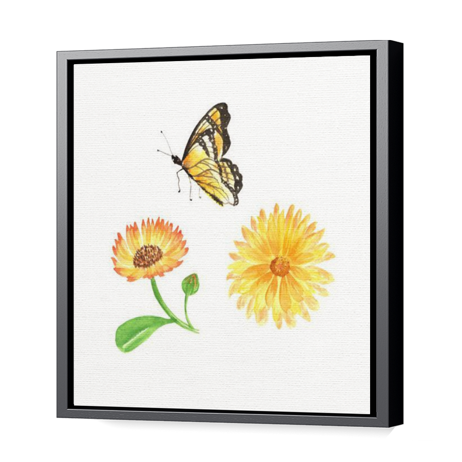 Thumbnail for Canvas - Black Floating Frame