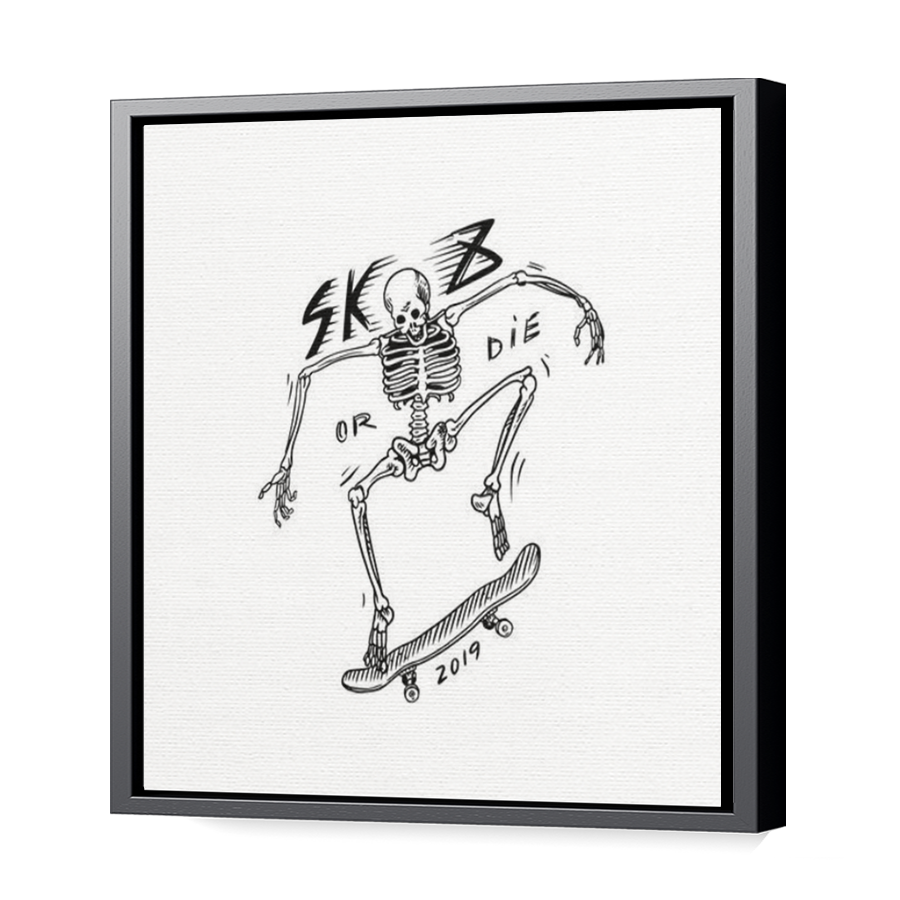 Thumbnail for Canvas - Black Floating Frame