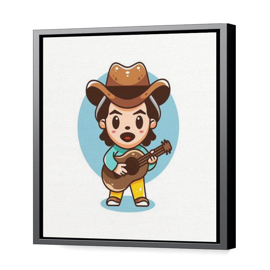 Thumbnail for Canvas - Black Floating Frame