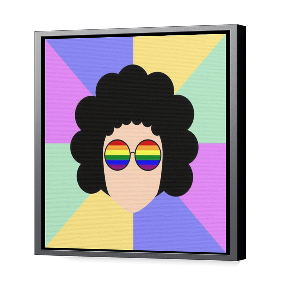 Thumbnail for Canvas - Black Floating Frame